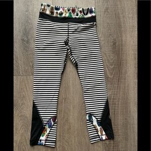 Lululemon Pace Rival Crops in Seawheeze Bugs Size 2